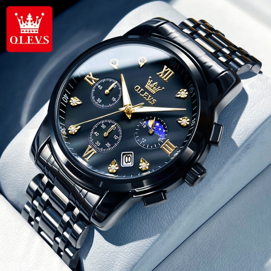 RELOJ ORIGINAL OLEVS CRONOS DE LUJO Y ELEGANTE